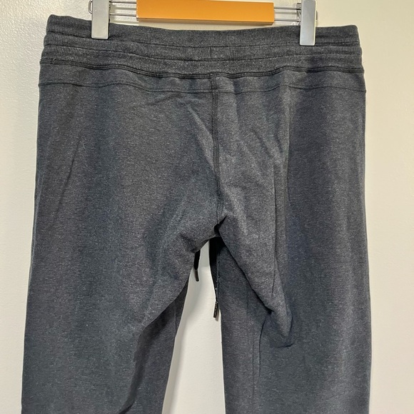 Lululemon Heathered Charcoal Grey Joggers with Ankle Zippers (Approx. Size M) - Picture 7 of 11